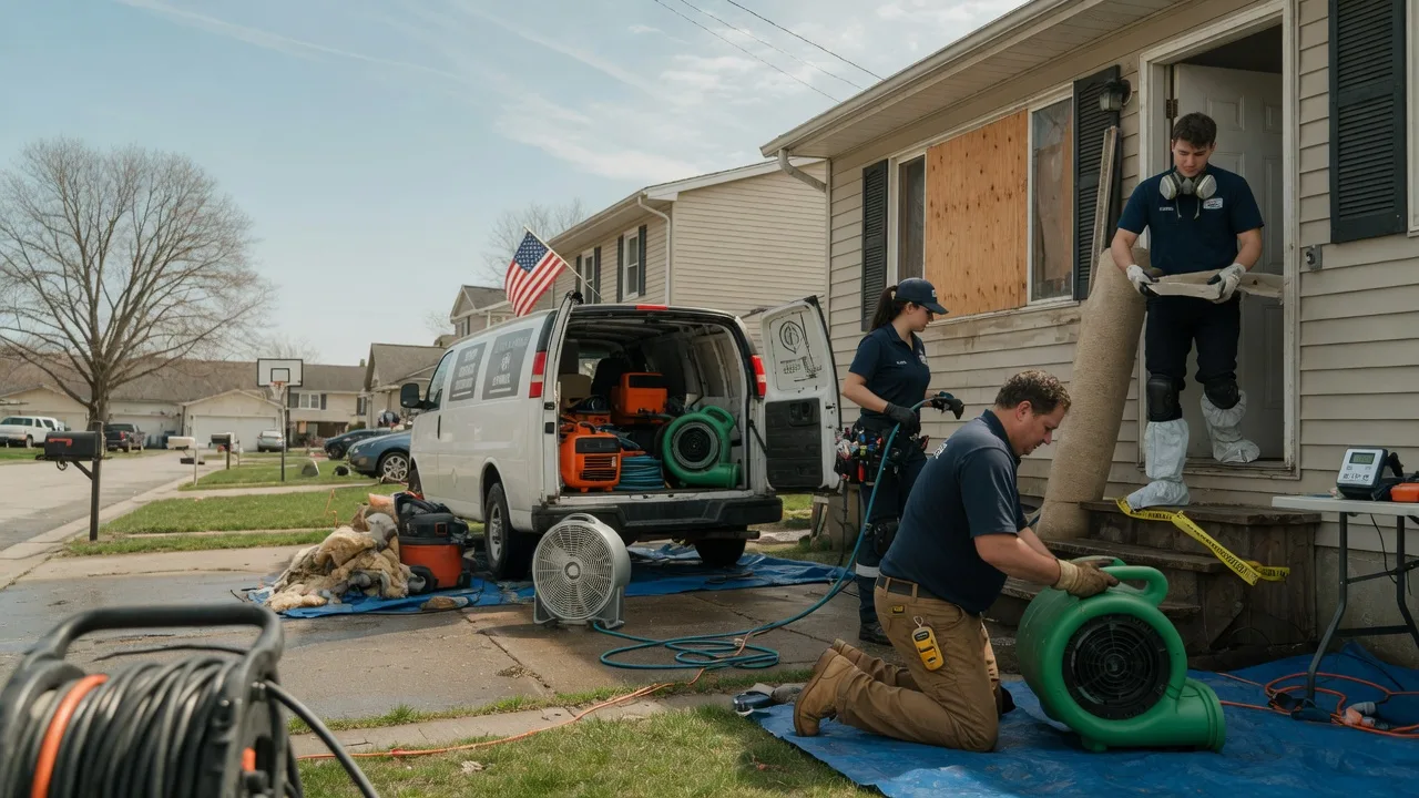 Water Damage Restoration in Camanche, IA near me
